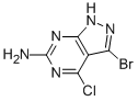 3-Bromo-4-chloro-1h-pyrazolo[3,4-d]pyrimidin-6-amine Structure,1003298-79-0Structure