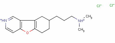 N-[3-(3,4-dihydro[1]benzofuro[3,2-c]pyridin-2(1H)-yl)propyl]-n,n-dimethylamine dihydrochloride Structure,100347-67-9Structure