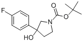 Tert-butyl 3-(4-fluorophenyl)-3-hydroxypyrrolidine-1-carboxylate Structure,1003560-58-4Structure