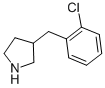 3-[(2-Chlorophenyl)methyl]pyrrolidine Structure,1003561-98-5Structure