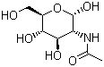 2-Acetamido-2-deoxy-alpha-d-glucopyranose Structure,10036-64-3Structure