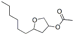 5-Hexyl-3-tetrahydrofuryl acetate Structure,10039-39-1Structure