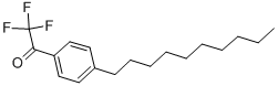 P-decyl-a,a,a-trifluoroacetophenone Structure,100444-41-5Structure