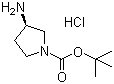 (R)-3-amino-1-n-boc-pyrrolidine-hcl Structure,1004538-34-4Structure