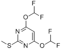 4,6-Bis(difluoromethoxy)-2-methyltniopyrimidine Structure,100478-25-9Structure