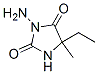 3-Amino-5-ethyl-5-methyl-imidazolidine-2,4-dione Structure,1005-88-5Structure