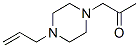 2-Propanone,1-[4-(2-propenyl)-1-piperazinyl]-(9ci) Structure,100500-91-2Structure