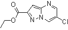 Ethyl 6-chloropyrazolo[1,5-a]pyrimidine-2-carboxylate Structure,1005209-44-8Structure