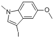 3-Iodo-5-methoxy-1-methyl-1h-indole Structure,1005349-15-4Structure