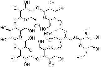 6-O-α-D-葡糖基-α-單環(huán)糊精結(jié)構(gòu)式_10058-19-2結(jié)構(gòu)式