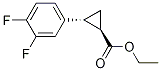 (1R,2r)-ethyl 2-(3,4-difluorophenyl)cyclopropanecarboxylate Structure,1006376-61-9Structure