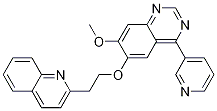 7-Methoxy-4-(pyridin-3-yl)-6-[2-(quinolin-2-yl)ethoxy]quinazoline Structure,1006890-01-2Structure