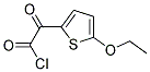 2-Thiopheneacetyl chloride, 5-ethoxy-alpha-oxo-(9ci) Structure,100750-87-6Structure