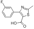 2-Methyl-4-(3-fluoro-phenyl)-thiazole-5-carboxylic acid Structure,1007873-59-7Structure