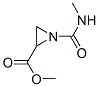 2-Aziridinecarboxylicacid,1-[(methylamino)carbonyl]-,methylester(9ci) Structure,100804-15-7Structure