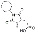 (1-Cyclohexyl-2,5-dioxoimidazolidin-4-yl)acetic acid Structure,1008075-30-6Structure