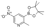 2-Methyl-5-nitro-pyridine-boronic acid pinacol ester Structure,1008138-66-6Structure