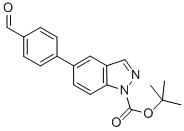 Tert-butyl 5-(4-formylphenyl)-1h-indazole-1-carboxylate Structure,1008359-70-3Structure