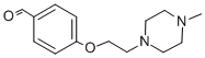 4-[2-(4-Methylpiperazin-1-yl)-ethoxy]-benzaldehyde Structure,100875-69-2Structure