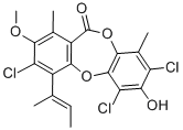 Nidulin Structure,10089-10-8Structure