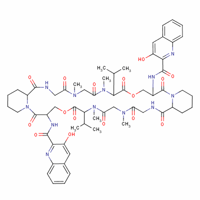 Sandramycin Structure,100940-65-6Structure