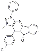 4-(4-Chlorophenyl)-3-methyl-1-phenyl-1h-indeno[1,2-b]pyrazolo[4,3-e]pyridin-5-one Structure,1009630-24-3Structure