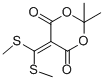 5-[Bis(methylthio)methylene]-2,2-dimethyl-1,3-dioxane-4,6-dione Structure,100981-05-3Structure