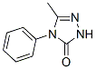 5-Methyl-4-phenyl-2,4-dihydro-3h-1,2,4-triazol-3-one Structure,1010-54-4Structure