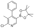 2-Chloro-3-methyl-4-phenyl-pyridine-5-boronic acid pinacol ester Structure,1010100-95-4Structure