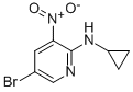 5-Bromo-2-cyclopropylamino-3-nitropyridine Structure,1010422-24-8Structure