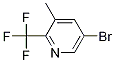 5-Bromo-3-methyl-2-(trifluoromethyl)pyridine Structure,1010422-52-2Structure