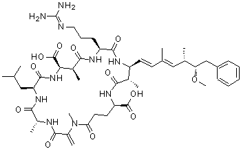 Microcystin-lr Structure,101043-37-2Structure