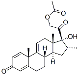 17-Alpha,21-dihydroxy-16-alpha-methylpregna-1,4,9(11)-triene-3,20-dione 21-acetate Structure,10106-41-9Structure