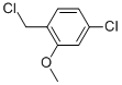 4-Chloro-1-(chloromethyl)-2-methoxybenzene Structure,101079-84-9Structure