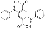 2,5-Dianilinoterephthalic acid Structure,10109-95-2Structure