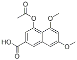 4-(Acetyloxy)-5,7-dimethoxy-2-naphthalenecarboxylic acid Structure,101094-29-5Structure