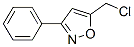 5-(Chloromethyl)-3-phenylisoxazole Structure,1011-37-6Structure