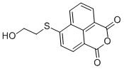 6-[(2-Hydroxyethyl)thio]-1h,3h-naphtho[1,8-cd]pyran-1,3-dione Structure,101139-75-7Structure