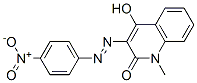 2(1H)-quinolinone, 4-hydroxy-1-methyl-3-[(4-nitrophenyl)azo]- Structure,10114-46-2Structure