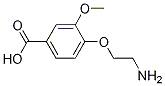 4-(2-Aminoethoxy)-3-methoxybenzoic acid Structure,1011408-00-6Structure