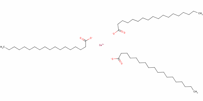 硬脂酸酸鈰(III)結構式_10119-53-6結構式