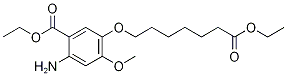 Ethyl2-amino-5-((7-ethoxy-7-oxoheptyl)oxy)-4-methoxybenzoate Structure,1012067-93-4Structure