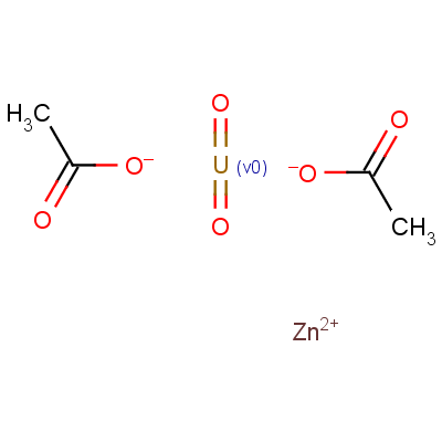 Zinc bis(acetato-o)dioxouranate Structure,10138-94-0Structure