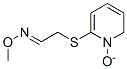 Acetaldehyde, 2-[(1-oxido-2-pyridinyl)thio]-, o-methyloxime (9ci) Structure,101388-79-8Structure