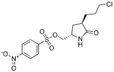 Benzenesulfonic acid, 4-nitro-, [(2s,4r)-4-(3-chloropropyl)-5-oxo-2-pyrrolidinyl]methyl ester Structure,1013937-94-4Structure