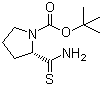 (S)-2-硫代氨基甲酰吡咯烷-1-羧酸叔丁酯結(jié)構(gòu)式_101410-18-8結(jié)構(gòu)式