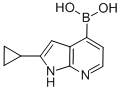 B-(2-cyclopropyl-1h-pyrrolo[2,3-b]pyridin-4-yl)-boronic acid Structure,1014614-10-8Structure