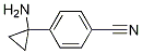 Benzonitrile, 4-(1-aminocyclopropyl)- Structure,1014645-75-0Structure