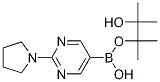 2-(Pyrrolidin-1-yl)pyrimidine-5-boronic acid pinacol ester Structure,1015242-07-5Structure