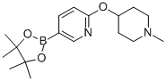 2-[(1-Methyl-4-piperidinyl)oxy]-5-(4,4,5,5-tetramethyl-1,3,2-dioxaborolan-2-yl)-pyridine Structure,1015242-42-8Structure